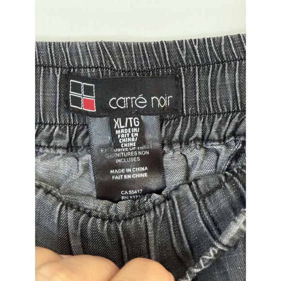 Womens Gray Cargo Jogger Pants Draw String Pull On Soft Casual XL 34x23 - Picture 3 of 10